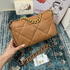 CC MEDIUM 26 Flap Bag in Peanut Lambskin