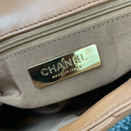 CC MEDIUM 26 Flap Bag in Peanut Lambskin