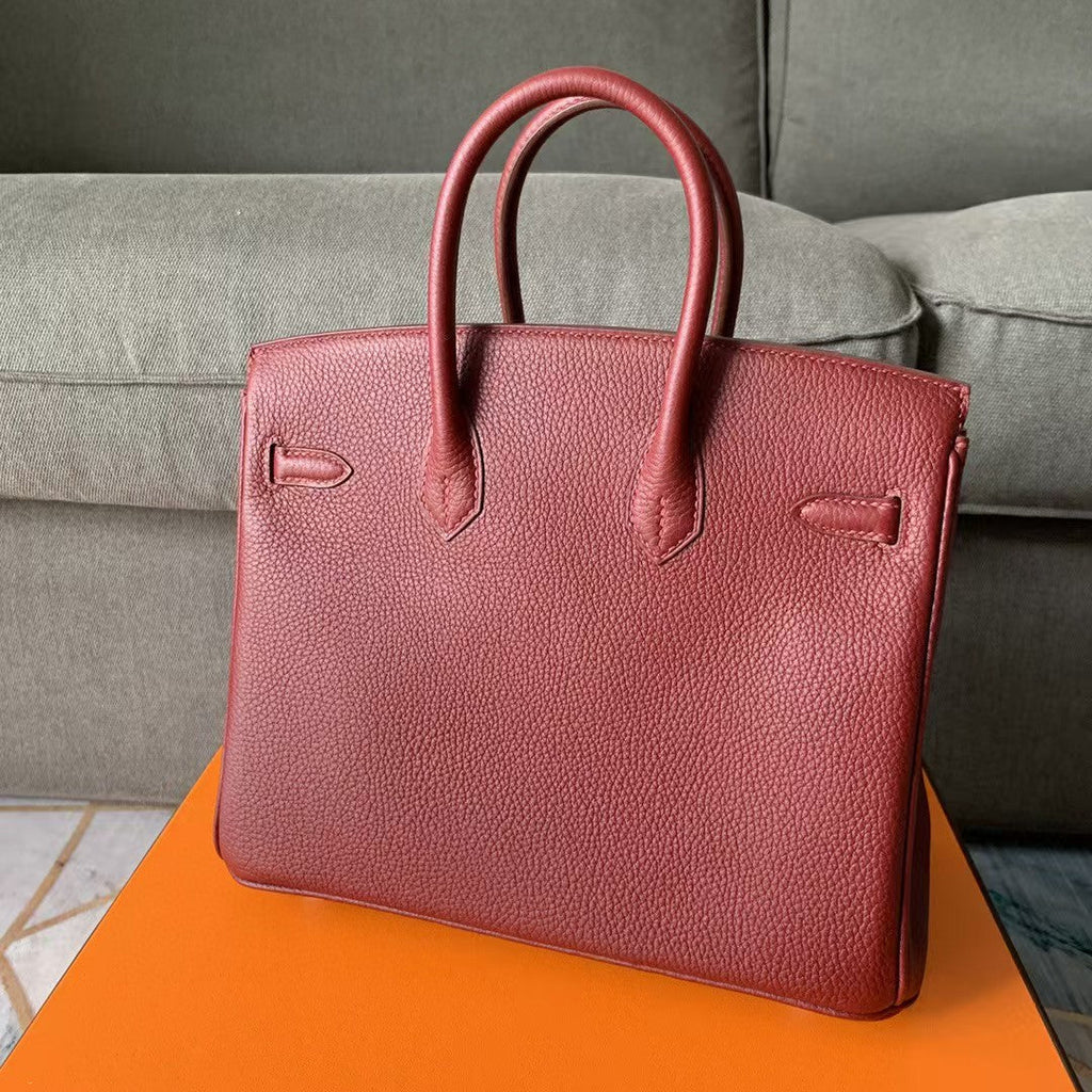HM Birkin 30cm Jam Kalbsleder Silberne Beschläge