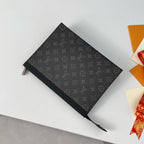 POCHETTE VOYAGE MM 26 MONOGRAM BLACK CALFSKIN