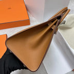 HM BIRKIN 25CM GOLD TOGO LEATHER SILVER HARDWARE