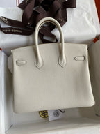HM Birkin 25 cm Creme Togo Leder Gold Beschläge