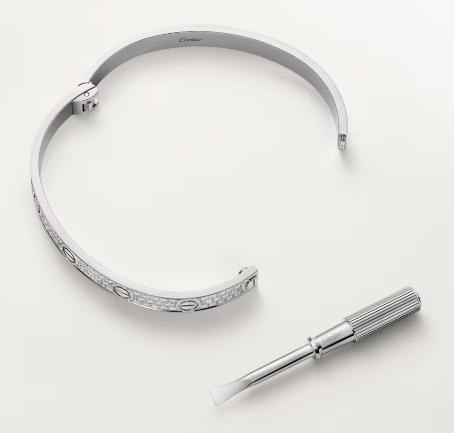 [⭐JeweliWhal]NEW-LOVE-6.1MM-Width Diamond-Studded Bracelet