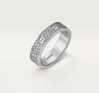 [⭐JeweliWhal]LOVE RING 4mm-wide full-diamond ring silver