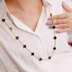 ¡®Jewelicorn¡¯CLOVER 20 MOTIFS ONYX ROSE GOLD