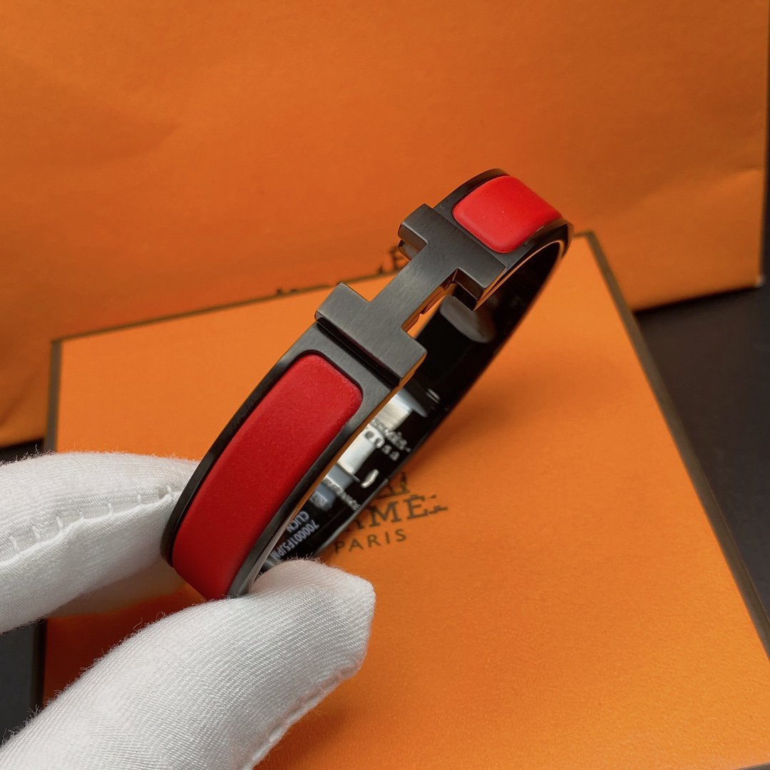 ®ジュエリコーン¡¯CLIC HM SO ブラック レッド ブレスレット