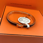 ¡®Jewelicorn¡¯CLASSIC HM CLIC BLACK 8MM ENAMEL BRACELET