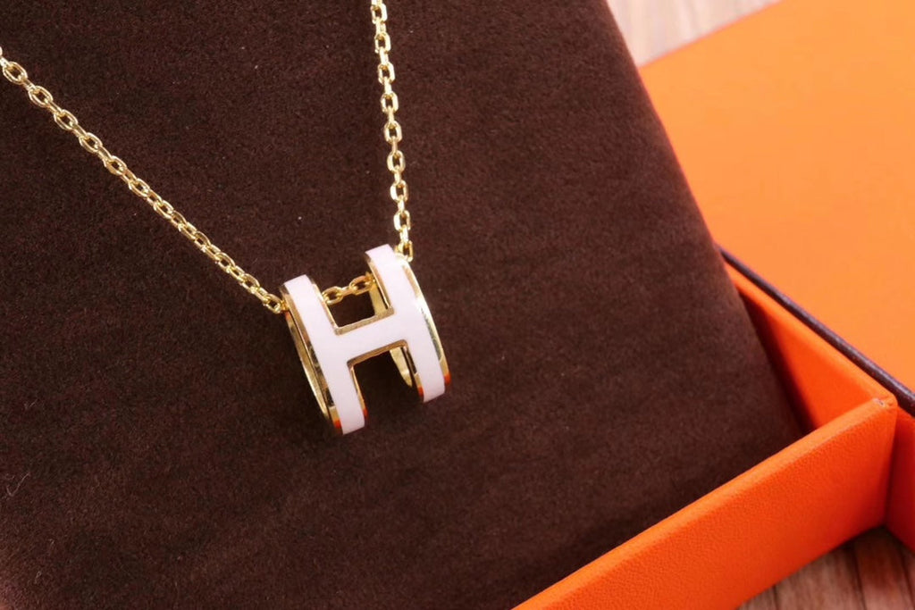 ®Jewelicorn® HM CLIC イエロー エナメル ゴールド ネックレス