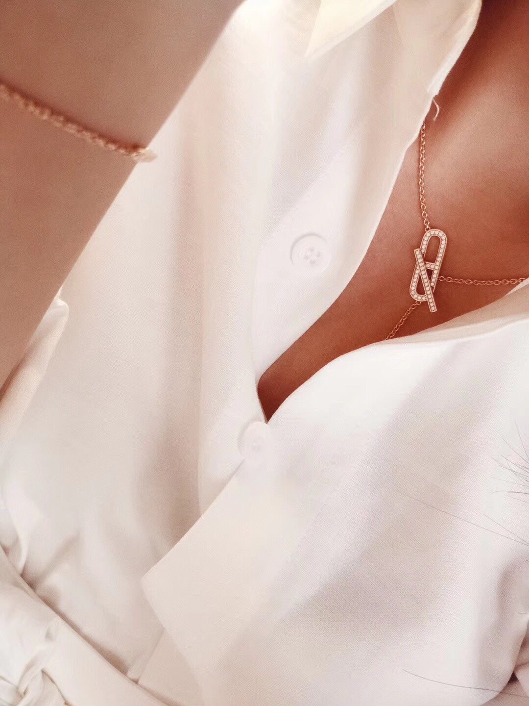 ¡®Jewelicorn¡¯HM FIRE PIG NOSE NECKLACE TRENDY STREET