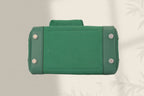 BIRKIN CARGO 25CM GREEN CANVAS AND LEATHER SILVER HARDWARE
