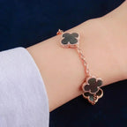 [⭐JeweliWhal] CLOVER 5 MOTIF GRAY MOP BRACELET COLLECTION