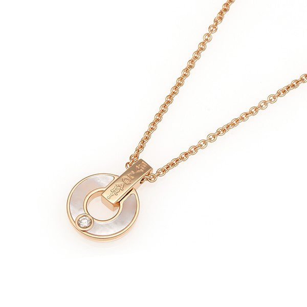 ¡®Jewelicorn¡¯GARI NECKLACE PINK GOLD MOP