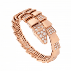 ¡®Jewelicorn¡¯SERPENTI WIDE BRACELET PINK GOLD DIAMOND