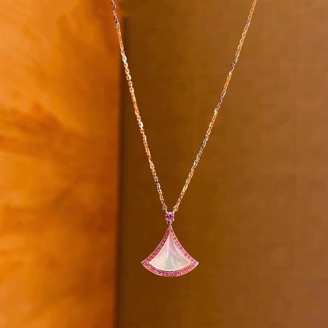 ¡®Jewelicorn¡¯DREAM NECKLACE MOP DIAMOND PINK