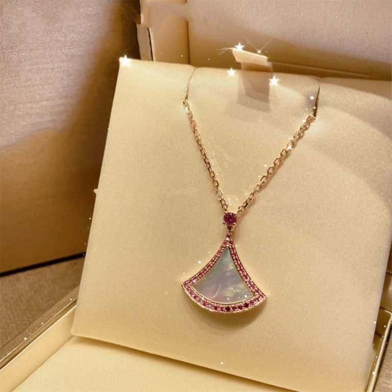 ¡®Jewelicorn¡¯DREAM NECKLACE MOP DIAMOND PINK