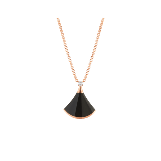 ¡®Jewelicorn¡¯DREAM NECKLACE ONYX 1 DIAMOND
