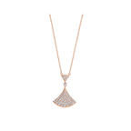 ®Jewelicorn®ドリームネックレス ピンクゴールド フルダイヤモンド