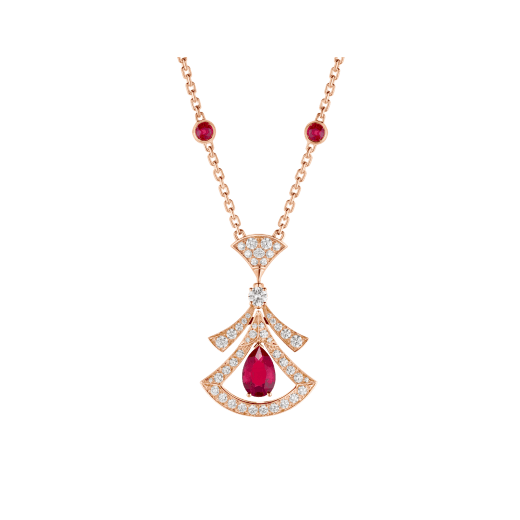 ¡®Jewelicorn¡¯DREAM NECKLACE CARNELIAN DIAMOND PINK GOLD