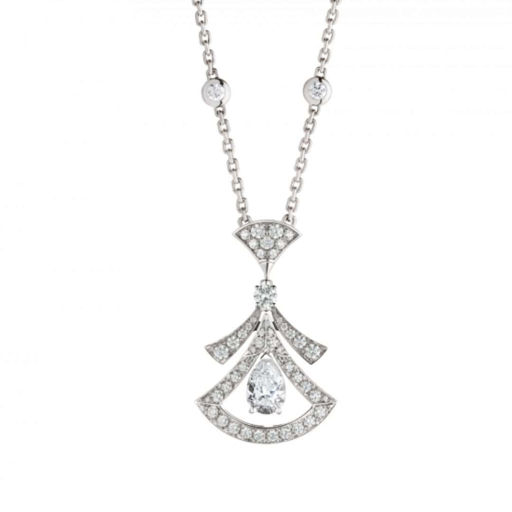 ¡®Jewelicorn¡¯DREAM NECKLACE WHITE DIAMOND SILVER