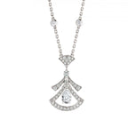 ¡®Jewelicorn¡¯DREAM NECKLACE WHITE DIAMOND SILVER