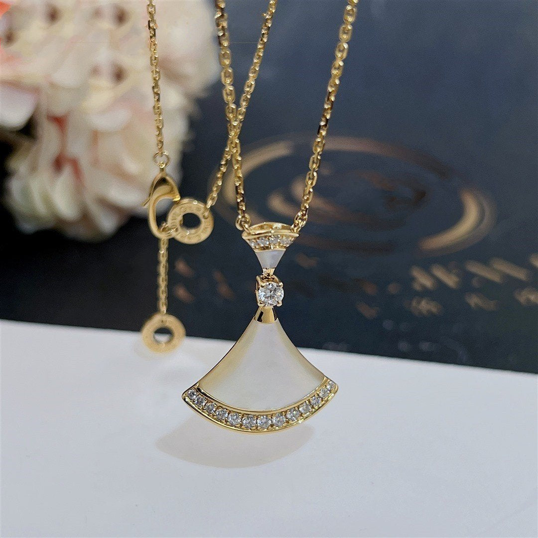 ¡®Jewelicorn¡¯DREAM NECKLACE MOP GOLD DIAMOND