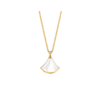 ¡®Jewelicorn¡¯DREAM NECKLACE WHITE MOP GOLD 1 DIAMOND