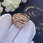 ¡®Jewelicorn¡¯SERPENTI RING PINK GOLD DIAMOND