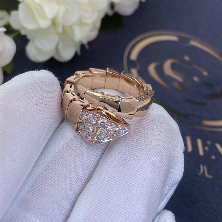 ¡®Jewelicorn¡¯SERPENTI RING PINK GOLD DIAMOND