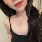 ¡®Jewelicorn¡¯SERPENTI KETTE AUS ROSA GOLD DOPPELRING MIT DIAMANT