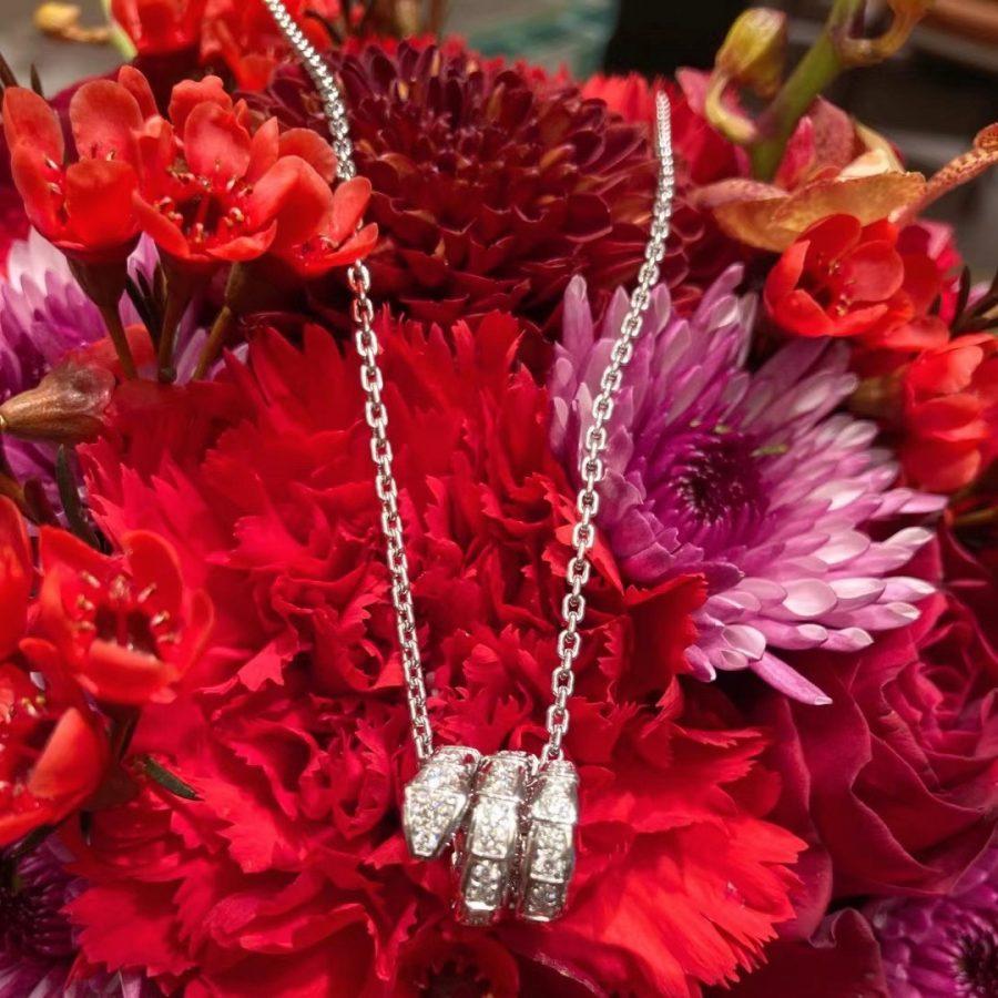 ¡®Jewelicorn¡¯SERPENTI-HALSKETTE DOPPELRING MIT DIAMANT