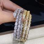 ¡®Jewelicorn¡¯SERPENTI BRACELET GOLD DIAMOND DOUBLE ROW