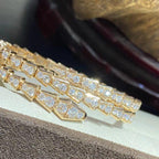 ¡®Jewelicorn¡¯SERPENTI BRACELET GOLD DIAMOND DOUBLE ROW