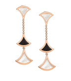 ¡®Jewelicorn¡¯DREAM EARRINGS 3 MOTIFS ONYX MOP PINK GOLD