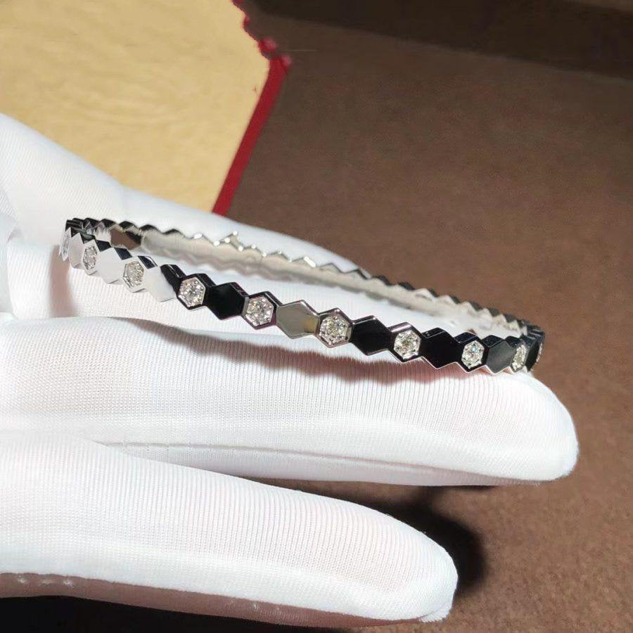¡®Jewelicorn¡¯BEE LOVE SILVER DIAMOND BRACELET