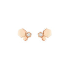 ¡®Jewelicorn¡¯BEE LOVE PINK GOLD DIAMOND EARRINGS