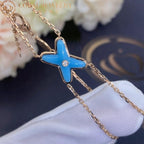 ®Jewelicorn® JEUX ブレスレット ターコイズ ピンクゴールド ダイヤモンド1個