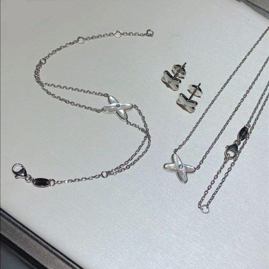 ®ジュエリコーン¡¯ジュー ブレスレット ホワイト モップ シルバー 1 ダイヤモンド