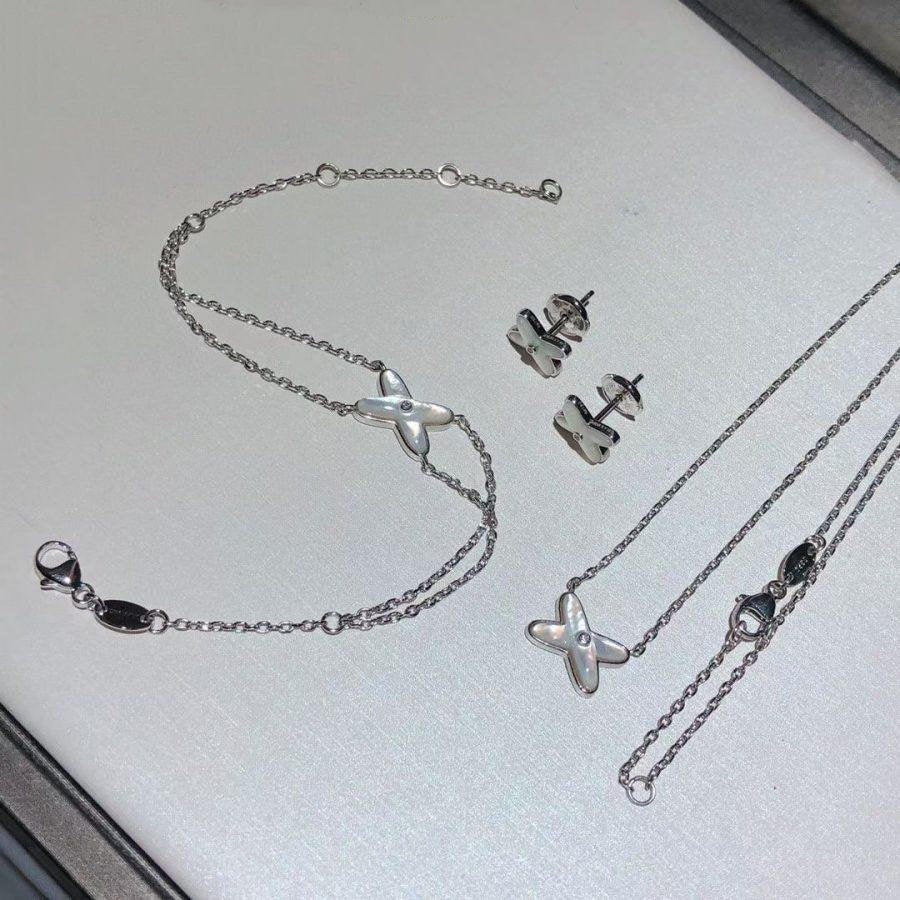 ®ジュエリコーン¡¯ジュー ブレスレット ホワイト モップ シルバー 1 ダイヤモンド