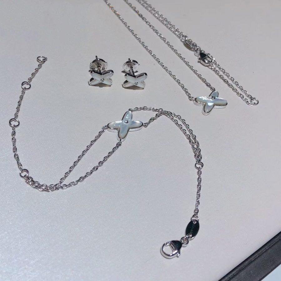 ®ジュエリコーン¡¯ジュー ブレスレット ホワイト モップ シルバー 1 ダイヤモンド