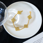 ¡®Jewelicorn¡¯CLOVER 5 MOTIFS BRONZING BRACELET