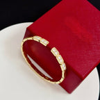 [⭐JeweliWhal]LOVE DIAMOND OPEN  BRACELET