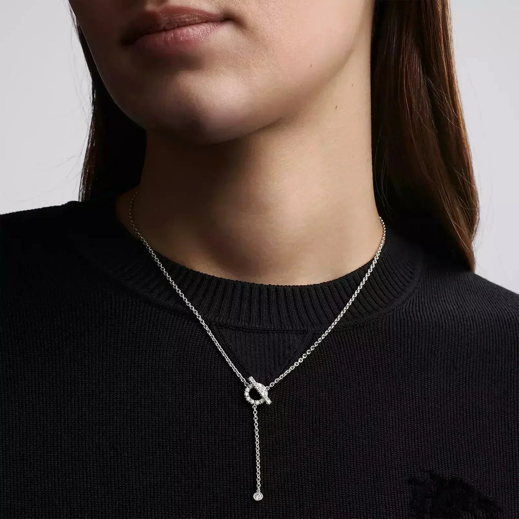 ¡®Jewelicorn¡¯FINESSE SILVER DIAMOND NECKLACE