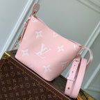 ALL IN BB BAG 18 IN QUARTZ PINK AND BEIGE EPROSSED CIND CARBOYD