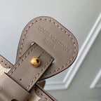 ALL IN BB BAG 18 IN TOURTERELLE GRAU UND CREME GEPRÄGTES RINDLEDER