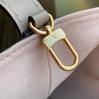 ALL IN BB BAG 18 IN TOURTERELLE GRAU UND CREME GEPRÄGTES RINDLEDER