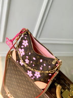 Boulogne Cherry Blossom 29 in Sakura Brown Monogramm beschichteter Leinwand