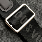 AVENUE SLINGBAG 31 IN SCHWARZ UND GRAU DAMIER GRAPHITA CANVAS CALFLEDER