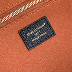 ANYTIME MM 42 IN SCHWARZ MONOGRAMM EMPREINTE KALBSLEDER GOLDENE BESCHLÄGE