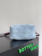 KLEINE WENDBARE PINACOTECA-TRAGETASCHE, 24 IN, LAMMLEDER IN MADDER BRAUT UND WILDBLAU