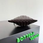 KLEINER STAUBBEUTEL 21 IN DUNKELBRAUNEM LAMMLEDER